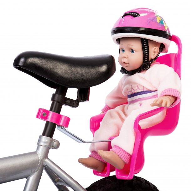 morder garage Mount Vesuv cykelstol til dukke og bamse. Tilbehør til børnecykel hos ABC KIDS